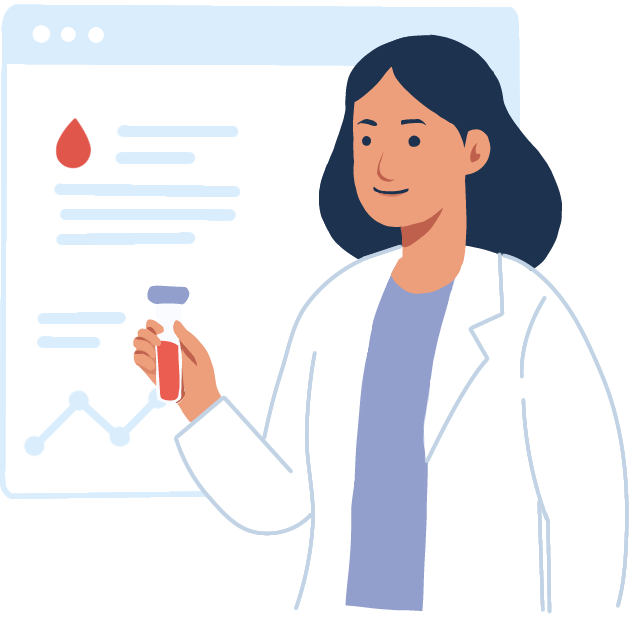 Manage blood tests